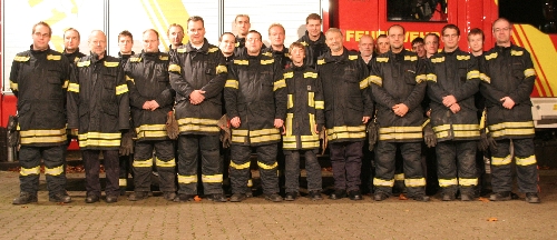 Einsatzabteilung Gruppenfoto der Einsatzabteilung